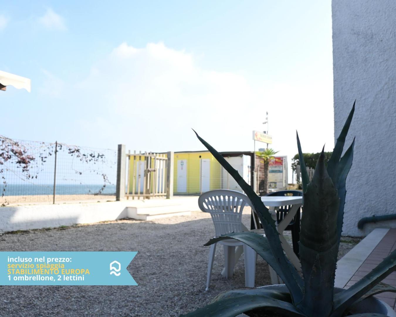 Rs316 - Marcelli, Bilocale In Residence Fronte Mare Pt المظهر الخارجي الصورة
